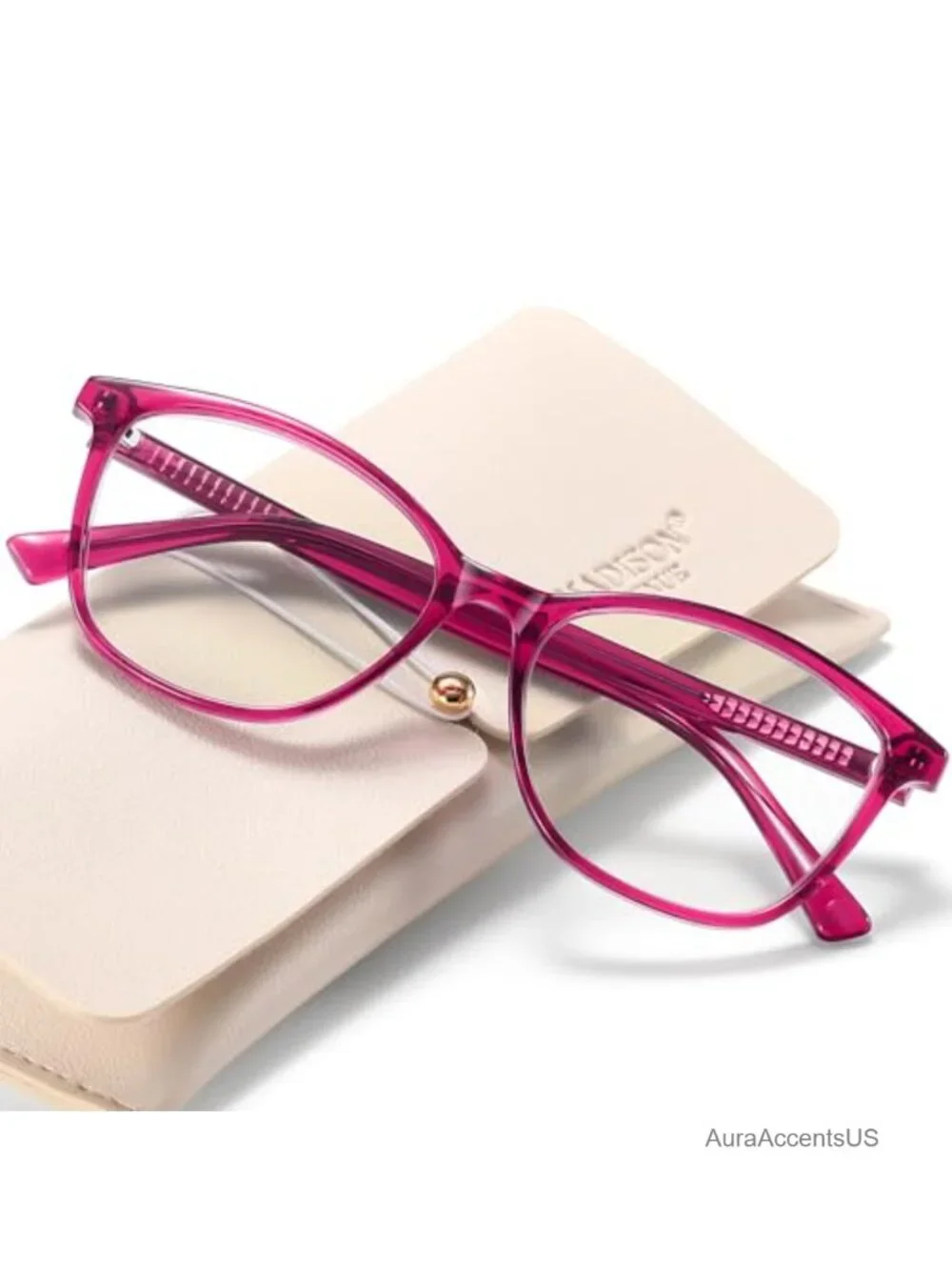 Vintage Square TR90 Blue Light Blocking Reading Glasses for Women